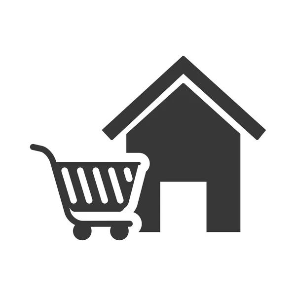 Ícone de propriedade da casa —  Vetores de Stock