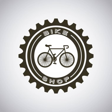 Bisiklet araç retro simgesi