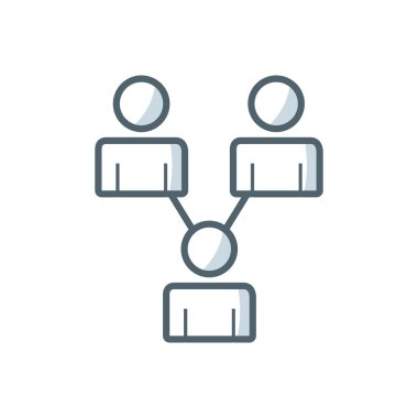 insanlar ekip çalışması düz simgesi