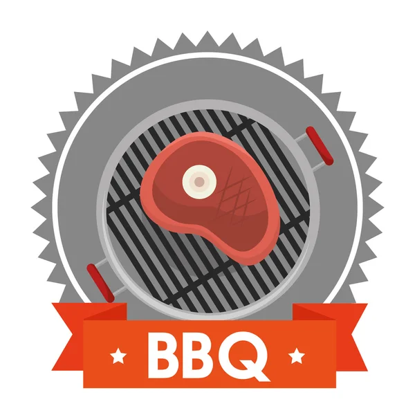 Barbecue steakhouse ontwerp — Stockvector