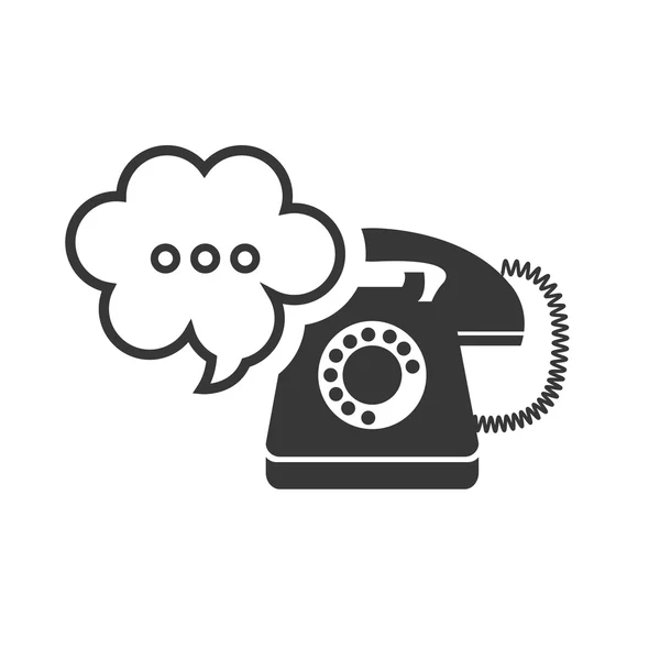 Ikona telefonu retro — Wektor stockowy