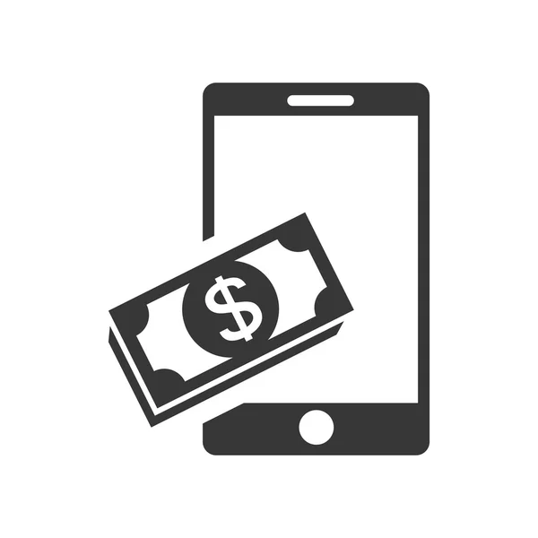 Dispositivo móvel smartphone — Vetor de Stock
