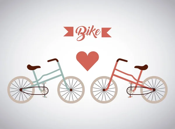 Desen Bisiklet poster simgesi — Stok Vektör