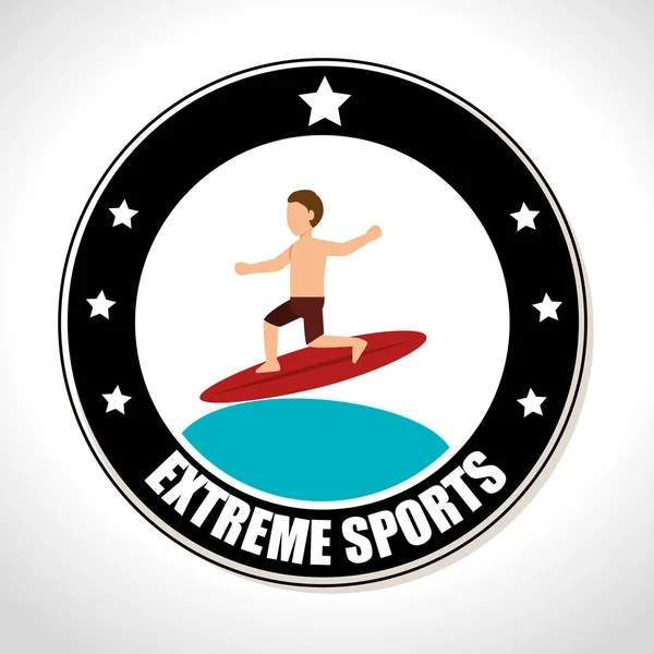 Projekt sport ekstremalny — Wektor stockowy