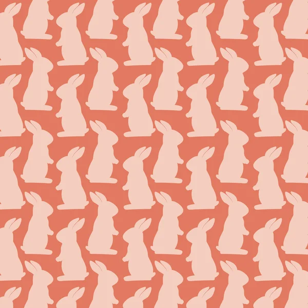 Cute rabbit background — Stock Vector