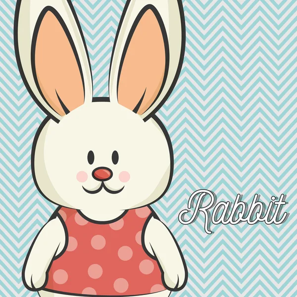 Cute rabbit design — Stock Vector