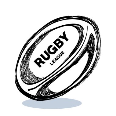 rugby topu tasarım çizim el