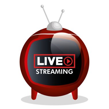 tv video play live streaming graphic clipart