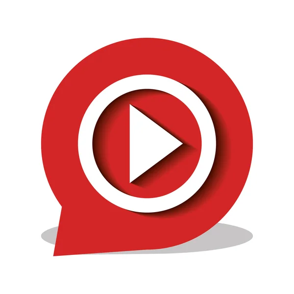 Icône bouton live streaming design graphique — Image vectorielle