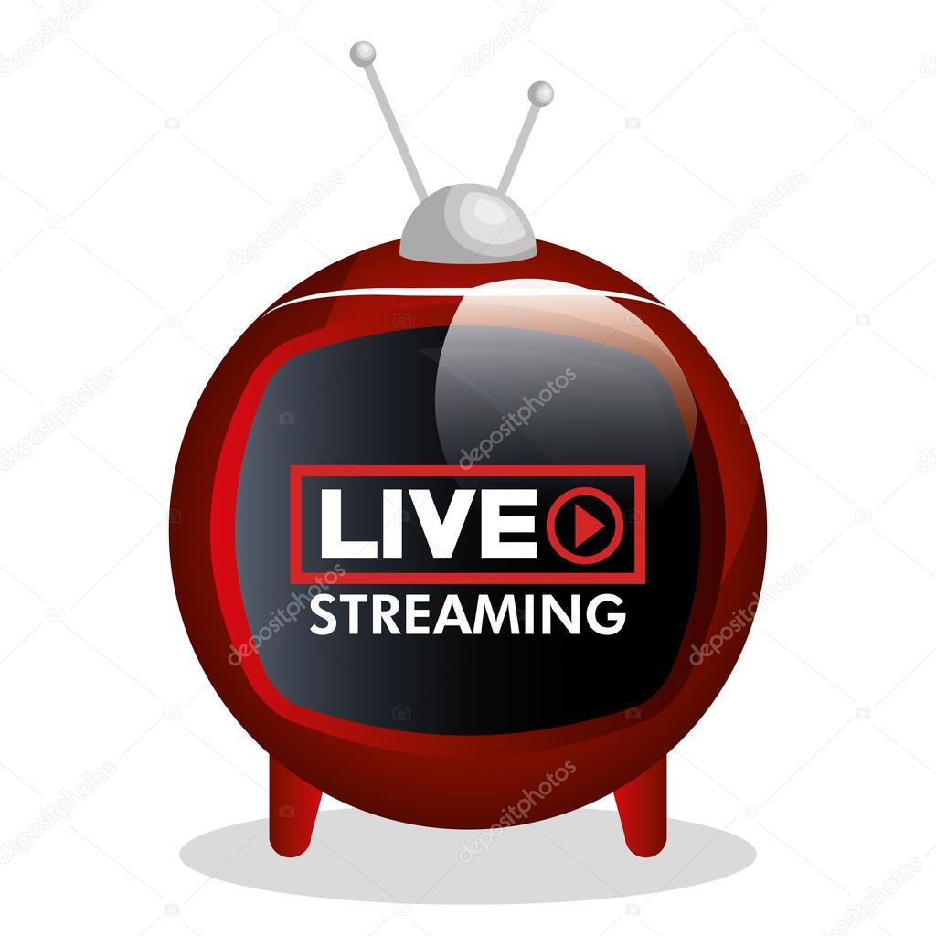 tv video play live streaming graphic