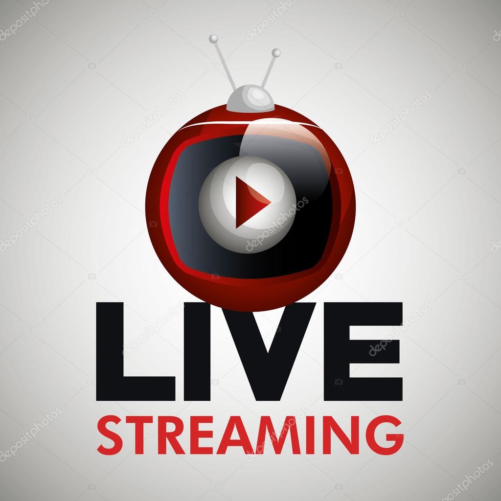 tv video play live streaming graphic