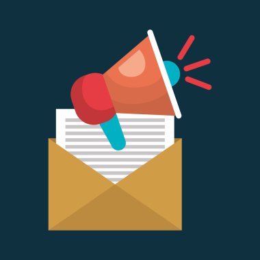 e-posta megafon mesaj konuşmak sosyal ağ