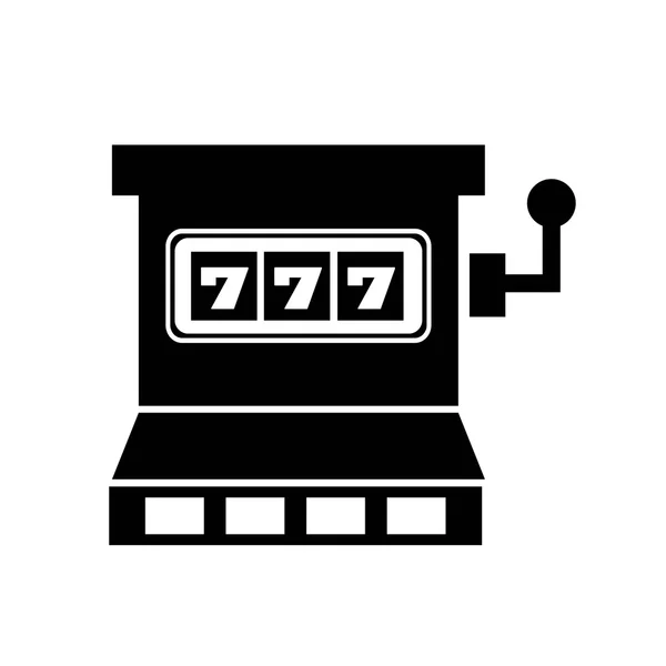 Jackpot slots machine-symbolen — Stock vektor