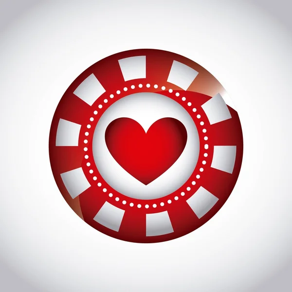 Records casino game icon — Stock Vector