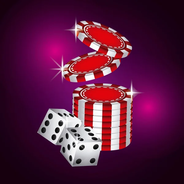 Records casino spel ikonen — Stock vektor