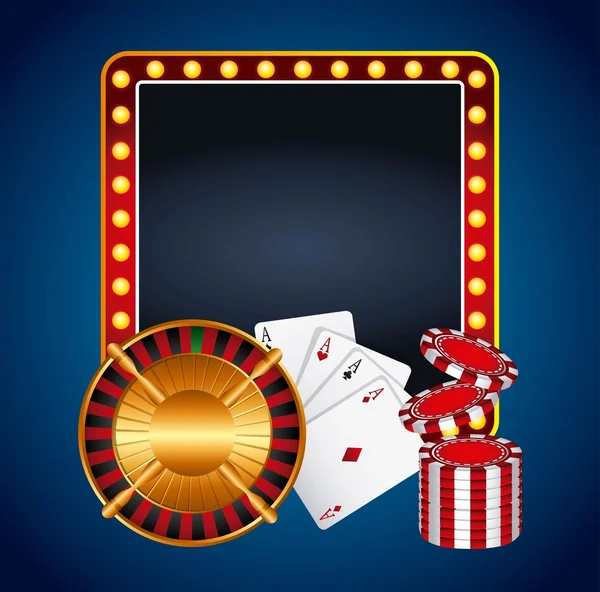 ポーカー カード ゲーム カジノ — ストックベクタ