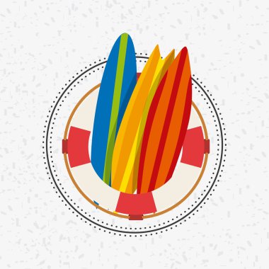 yaz tatili simgesi zevk