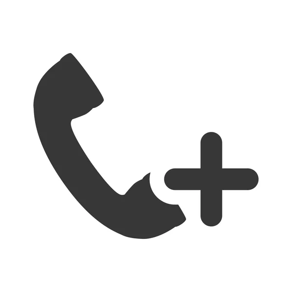 Telephone handset icon — Stock Vector