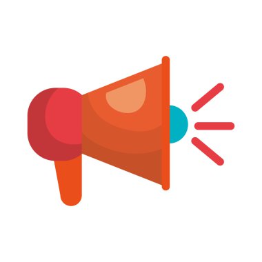 megafon simgesi hoparlör sosyal ağ