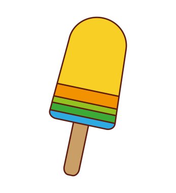 lezzetli dondurma tatlı simgesi