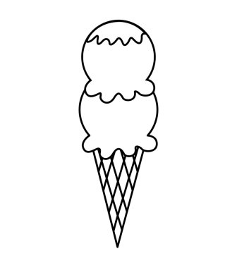 lezzetli dondurma koni