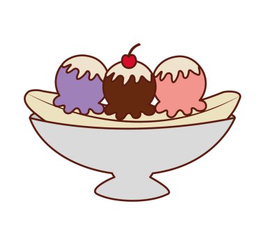 lezzetli muz split simgesi