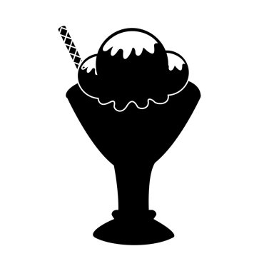 lezzetli dondurma Kupası