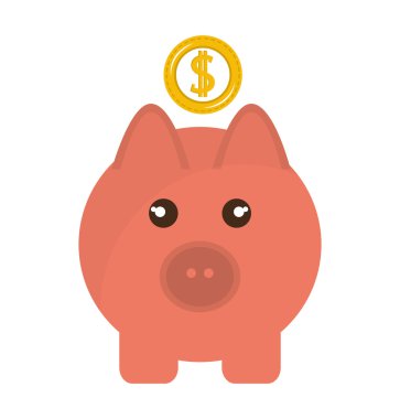 domuz tasarruf para simgesi