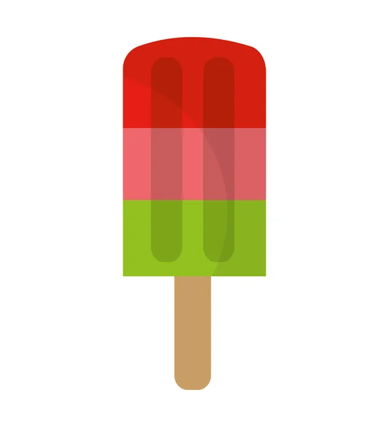 Finom popsicle édes ikon — Stock Vector