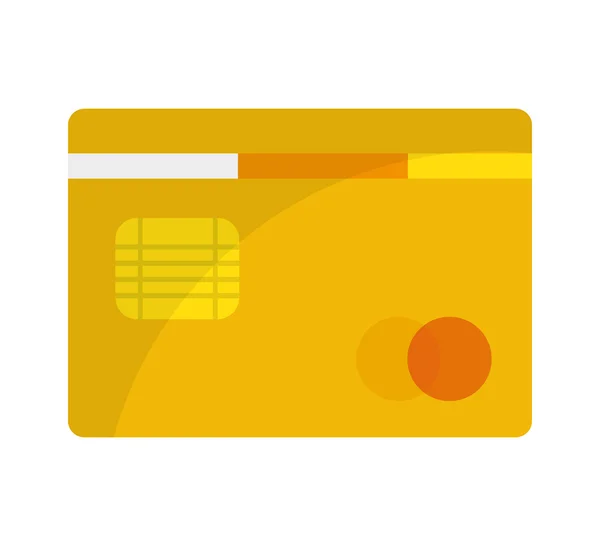 Card de credit icon bancar — Vector de stoc