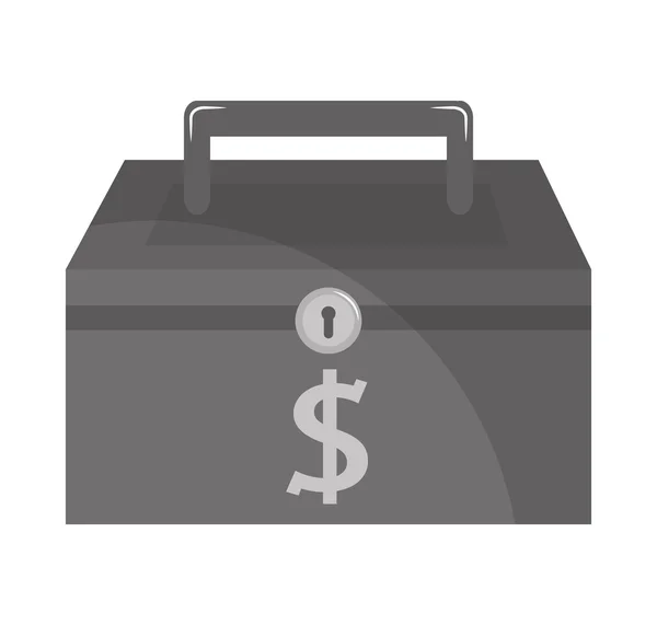 Icono de caja de seguridad de dinero — Vector de stock