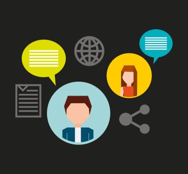 sosyal medya insanların topluluk simgesi