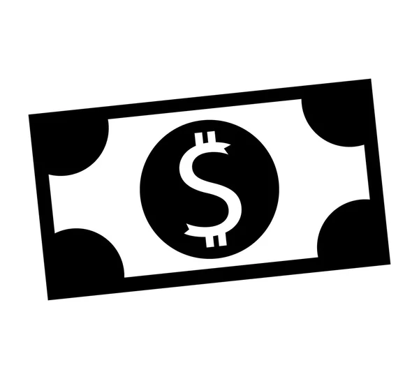 Számlák dollárt pénzt ikon — Stock Vector