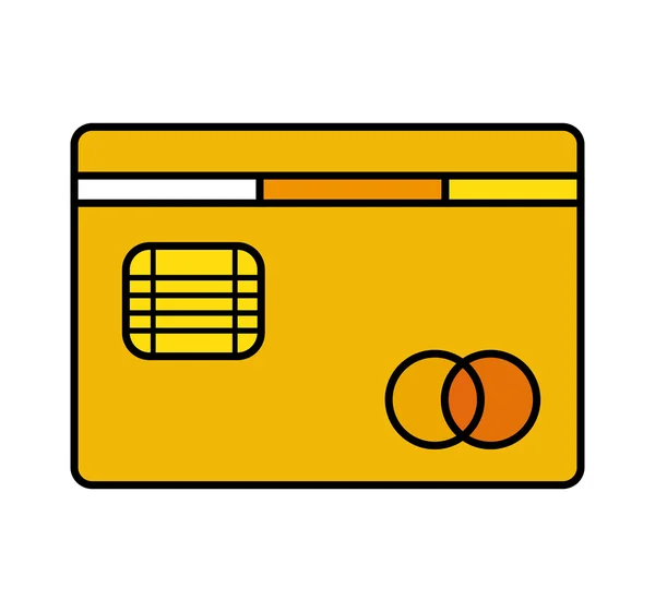 クレジット カード銀行アイコン — ストックベクタ
