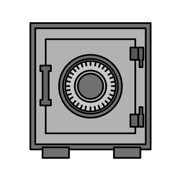 Dinero caja fuerte icono — Archivo Imágenes Vectoriales