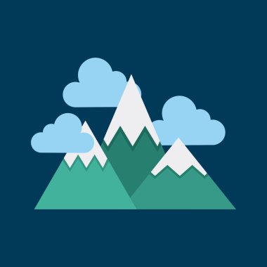 Dağları güzel simge manzara