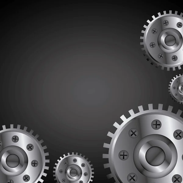 Symbool van de instellingen van Gears machine — Stockvector
