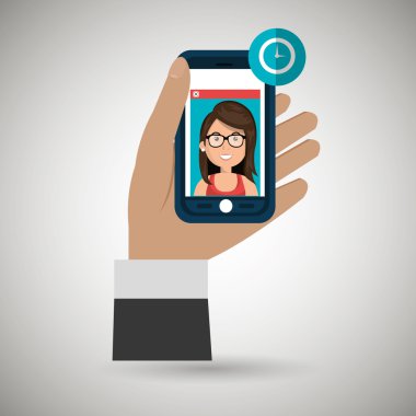 el tutma smartphone simgesi