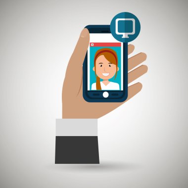 el tutma smartphone simgesi