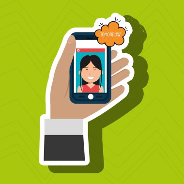 el tutma smartphone simgesi