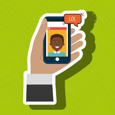 el tutma smartphone simgesi