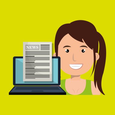 kadın haber dizüstü bilgisayar raporu