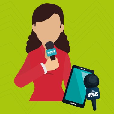 kadın haber smartphone röportaj