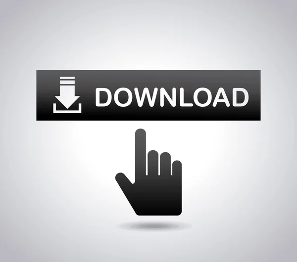 Arrow download file icon — Stock Vector