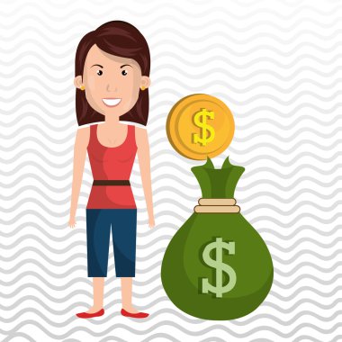 Kadın çanta para para birimi