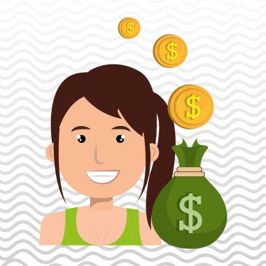 Kadın çanta para para birimi