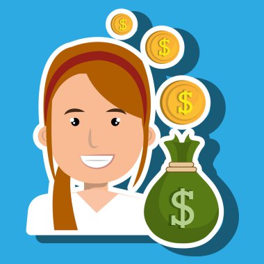 Kadın çanta para para birimi