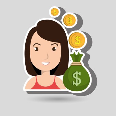 Kadın çanta para para birimi