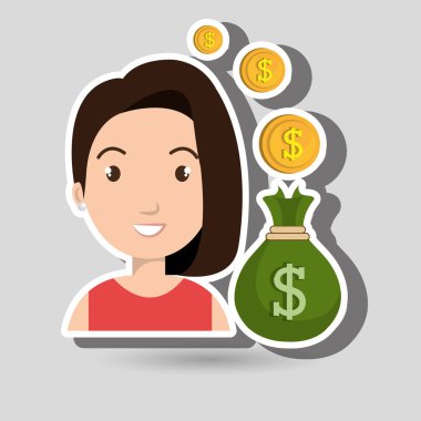 Kadın çanta para para birimi