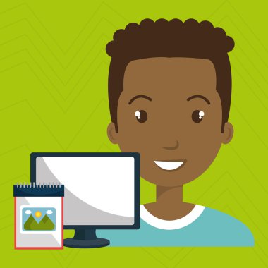 adam laptop kamera boya rengi